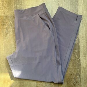 Athleta Gray Purple  Ankle Pants